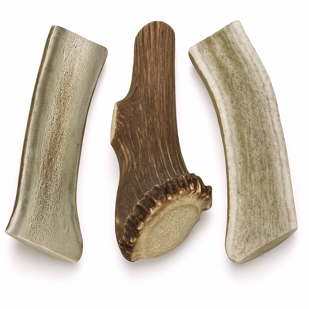 3 Pack - Large | Split Elk Antler Dog Chews